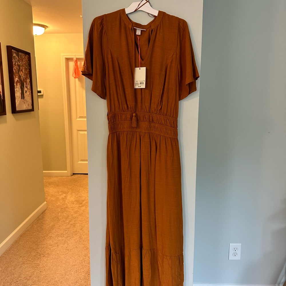 Burnt Orange Dress